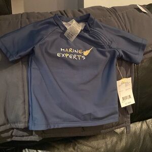 12-18M Sea  swordfish swim shirt upf 50